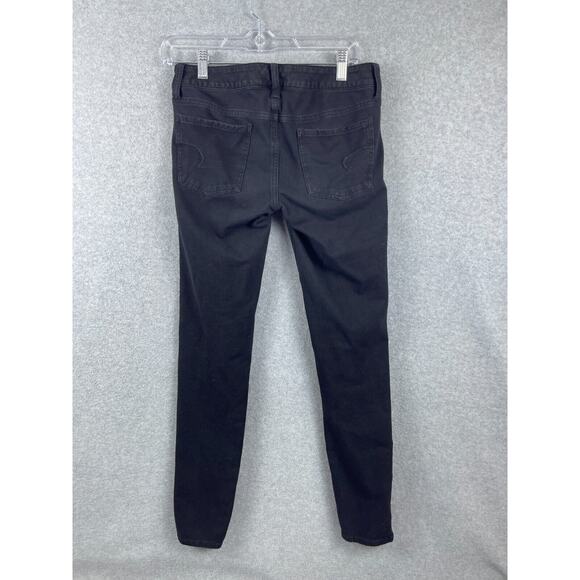 American Eagle Jegging Women's‎ 6 Black Mid Rise Jeans - Picture 6 of 11